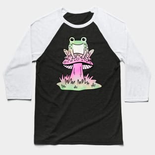 Frog and Mushroom Baseball T-Shirt